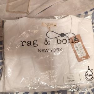 Rag & Bone Bright White Slub Tee